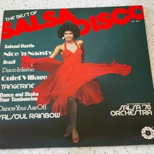 ‘Best of Salsa Disco’ the Salsa 78 orchestra.  Vintage vinyl album